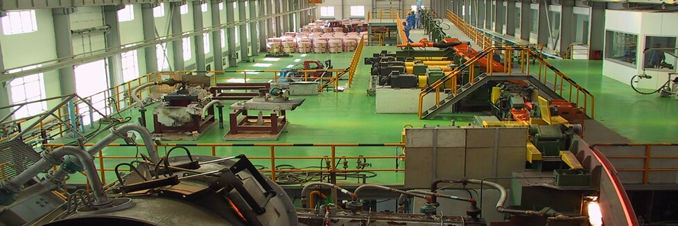 金川銅生產線一角 金川銅生產線一角